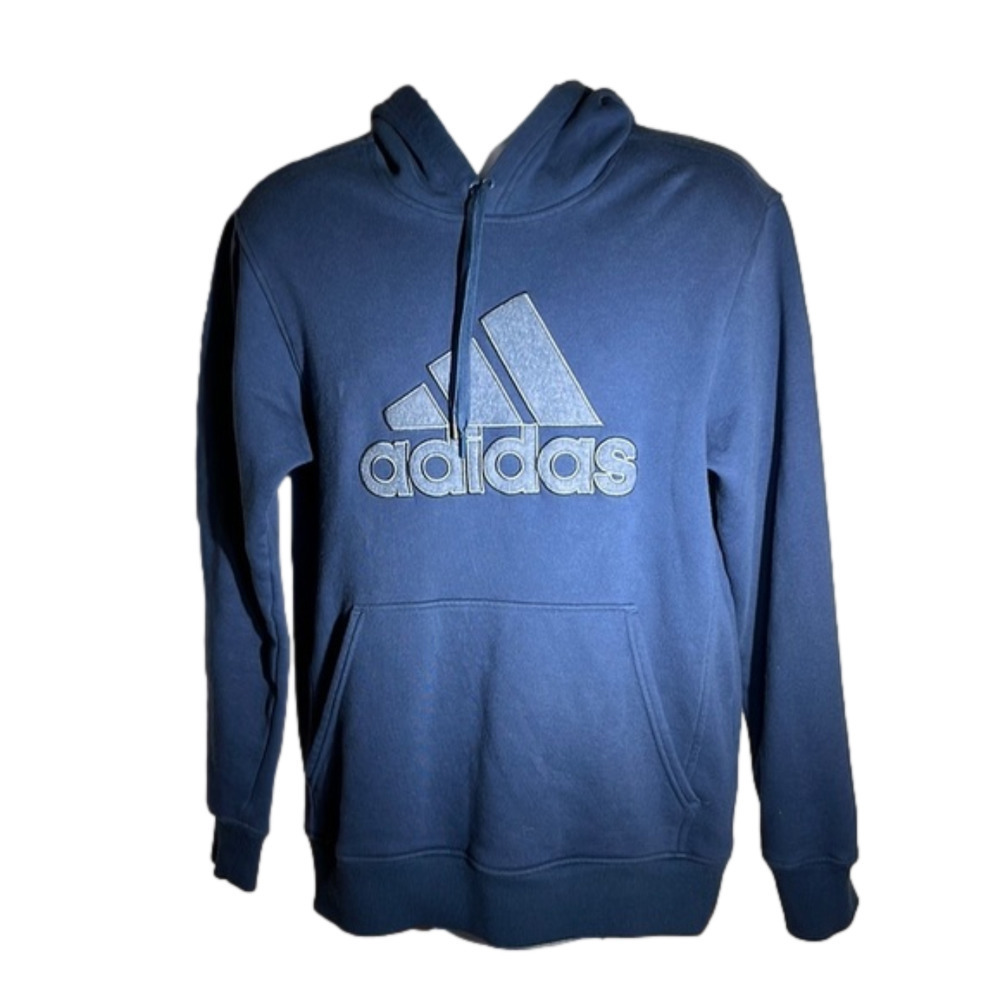 adidas blue hoodie, medium, in good condition